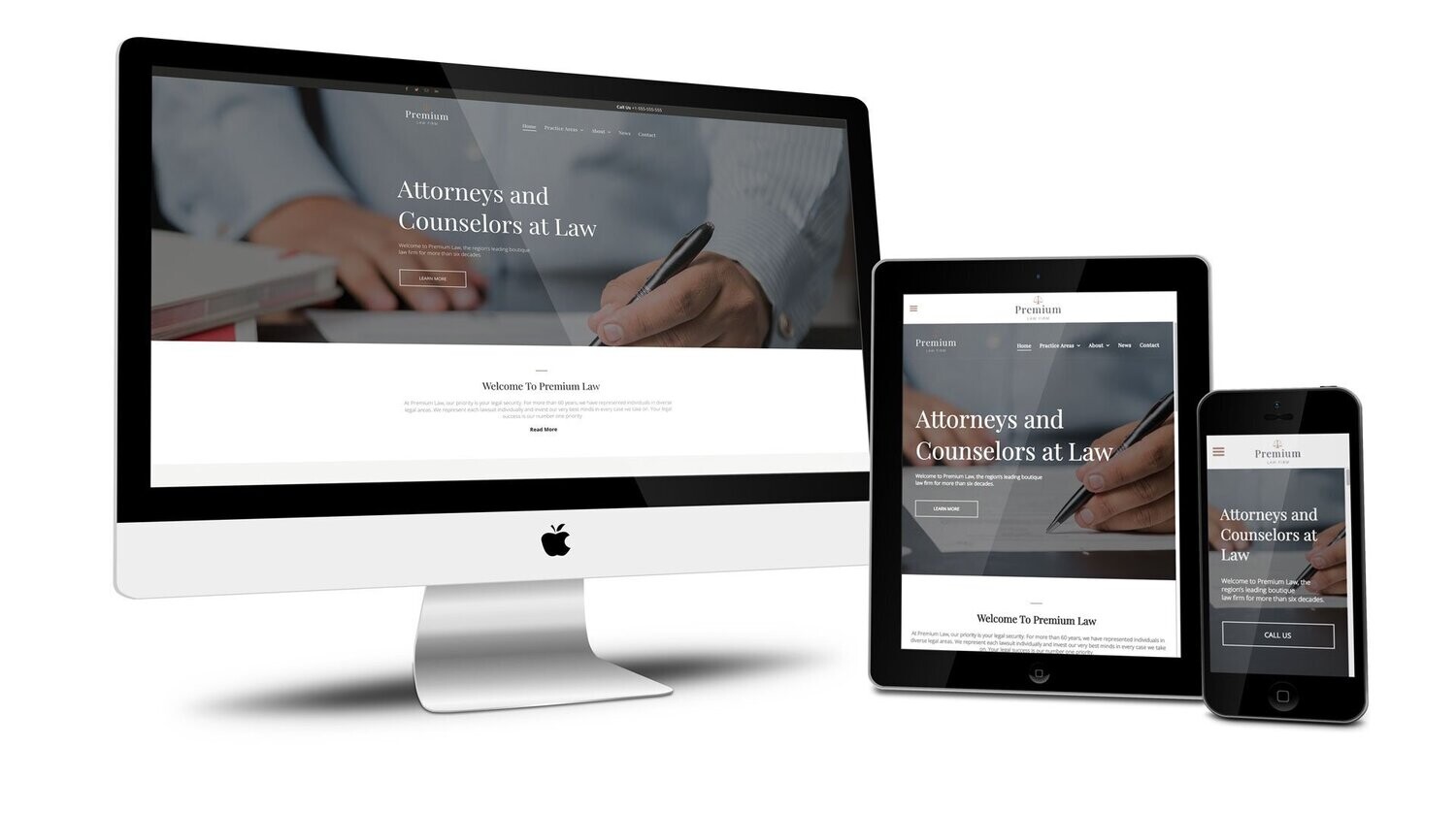 Boutique Law Firm - website