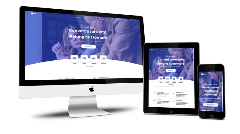 On-line dogodek - spletna stran
