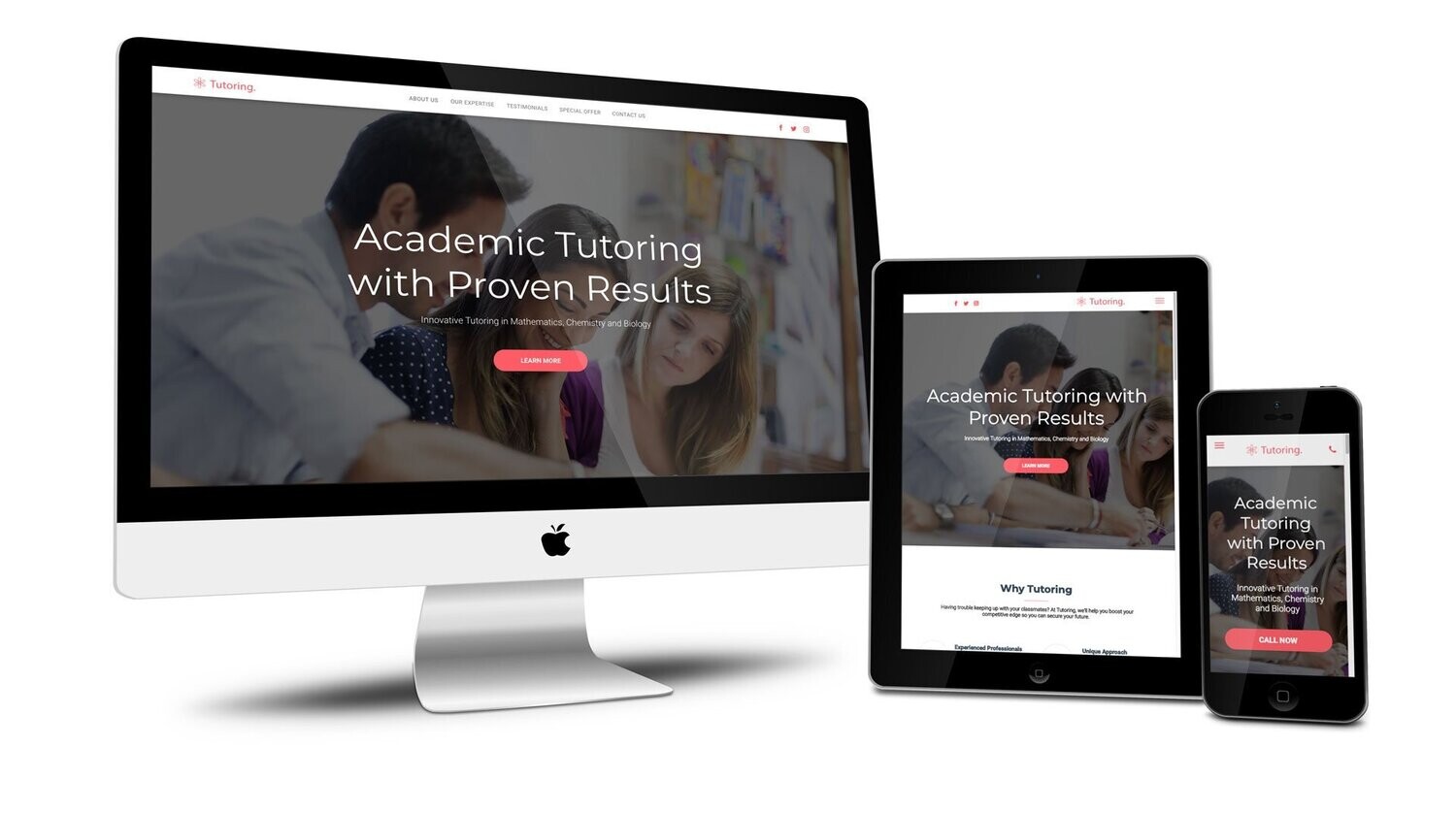 Academic Tutor - website