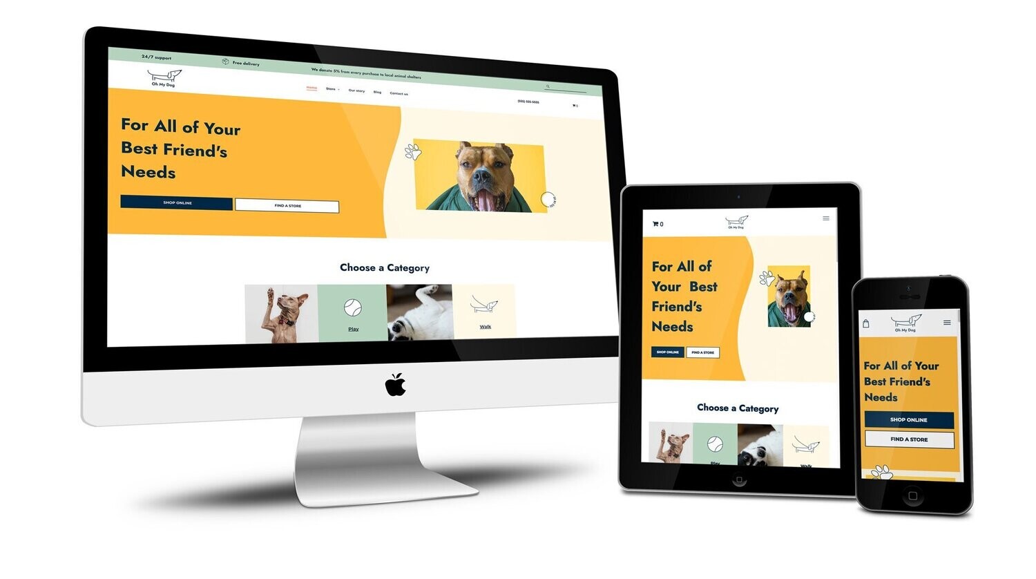 Pet Store - website