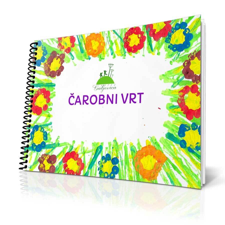 Čarobni vrt (MRAVLJICE) 21-22, Tip vezave: Špiralna vezava