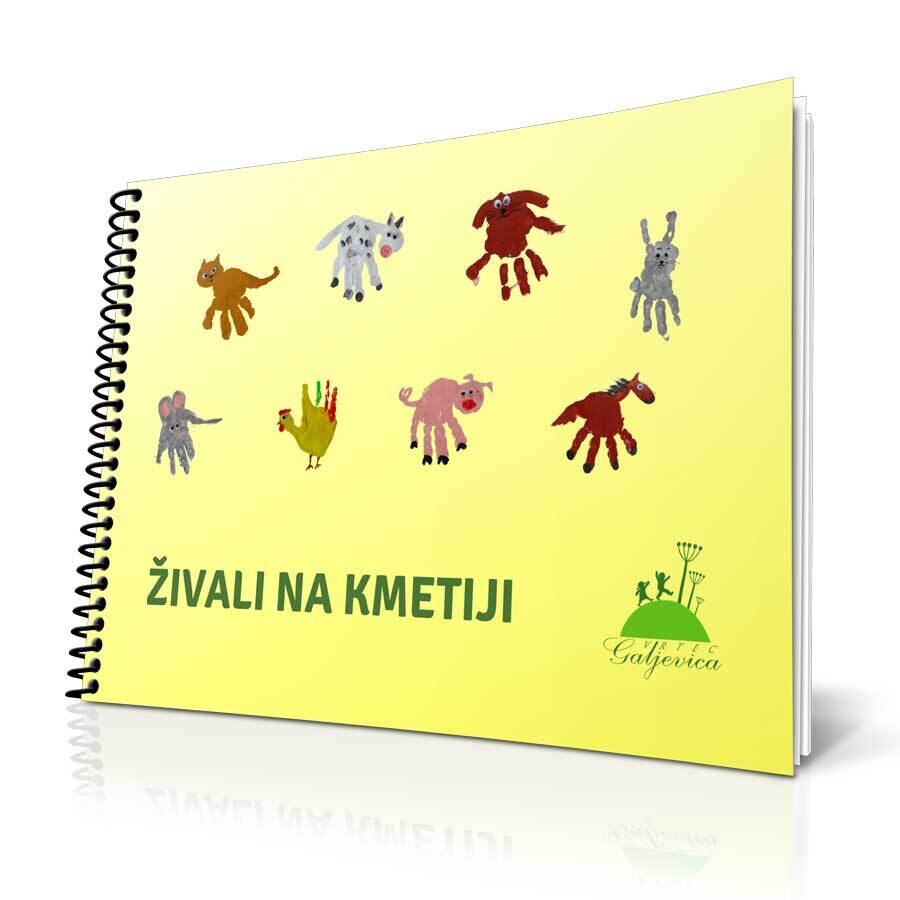 Živali na kmetiji (ŽABICE) 21-22, Tip vezave: Špiralna vezava