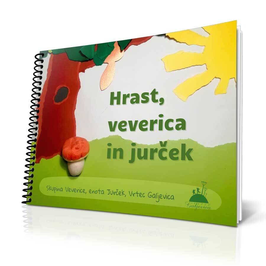 Hrast, veverica in jurček (VEVERICE) 21-22, Tip vezave: Špiralna vezava