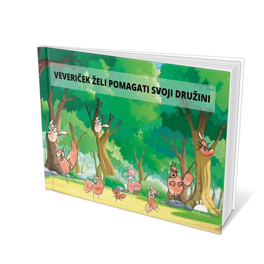 Veveriček želi pomagati svoji družini (MIŠKE) 22-23