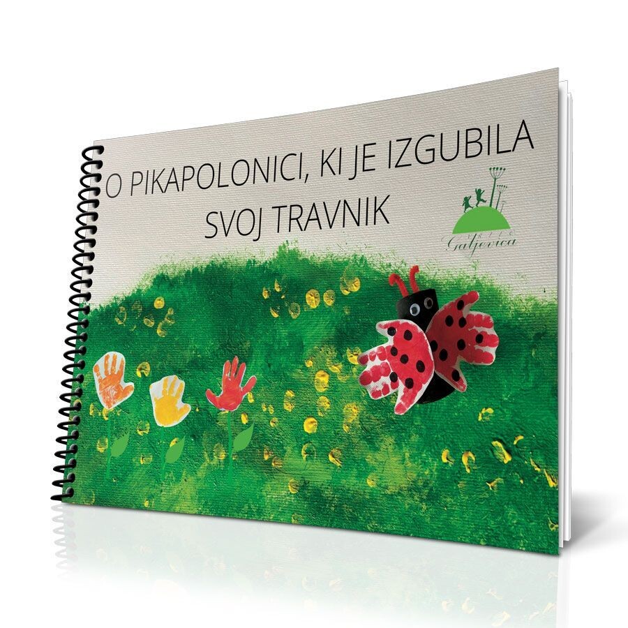 O pikapolonici, ki je izgubila svoj travnik (PIKAPOLONICE) 22-23, Tip vezave: Špiralna vezava