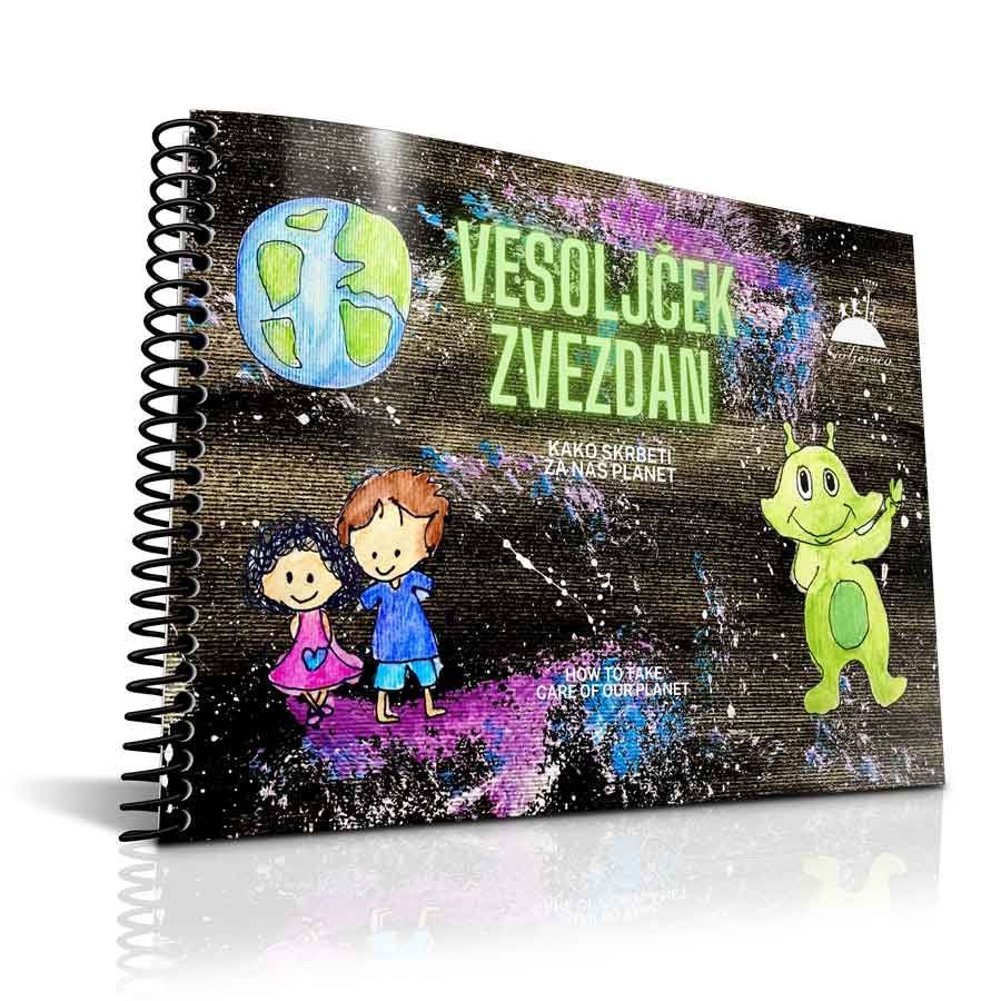 Vesoljček Zvezdan (Račke 23-24), Tip vezave: Špiralna vezava