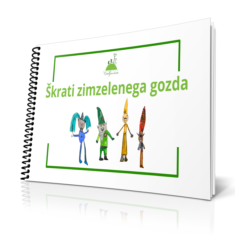 Škrati zimzelenega gozda (Zajčki 2024/25), Tip vezave: Špiralna vezava
