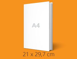 Thread-sewn A4 hardback book