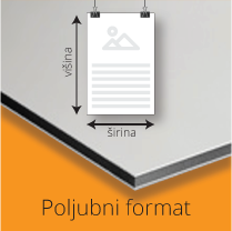 Tisk na dibond plošče – 7 kom Tisk na dibond plošče – 7 kom