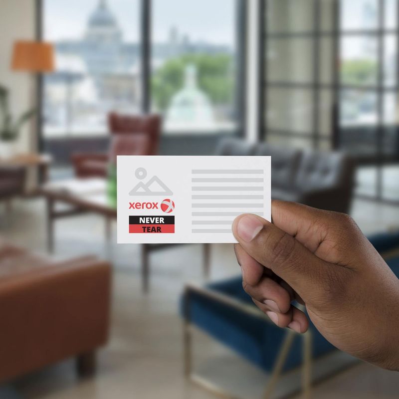 Nevertear business cards 85 × 55 mm – 250 gsm