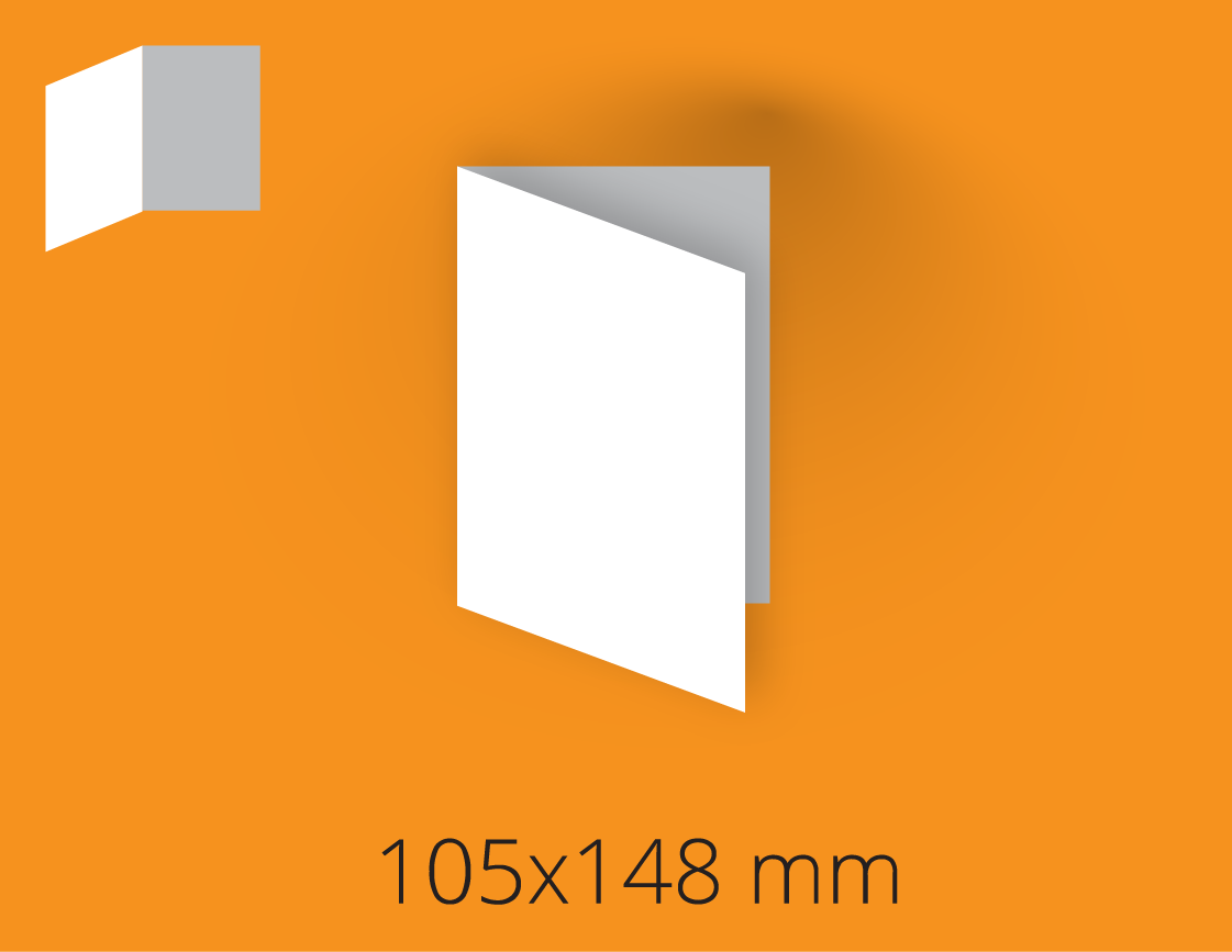 A6 4-page folded invitations A6 4-page folded invitations