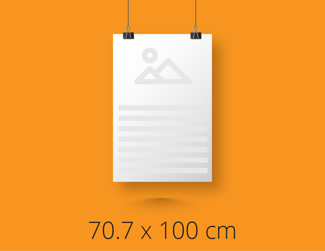Plakat B1 – Poster mat 150 g/m²