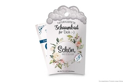Schaumbad "Schön, dass es dich gibt" Flower