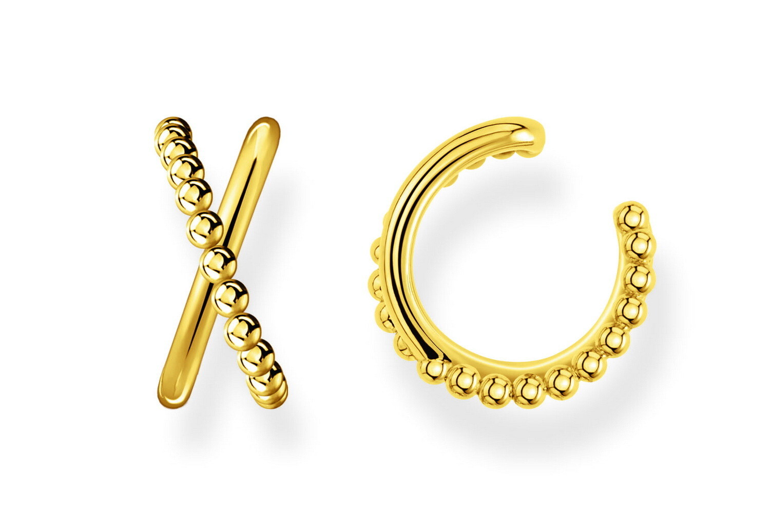Thomas Sabo Ear Cuff &quot;Kreuzoptik Gold&quot;