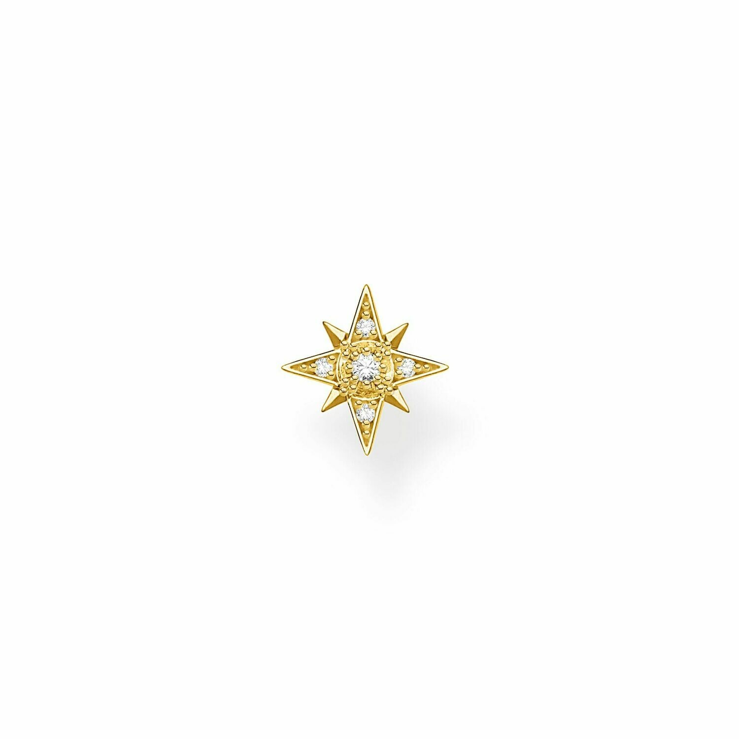Thomas Sabo Einzelohrstecker ,,Stern Gold``