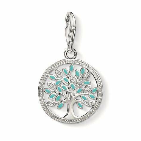 Thomas Sabo Charm ,,Lebensbaum türkis``