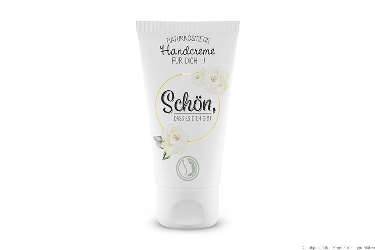 Handcreme &quot;Schön, dass es Dich gibt&quot; Flowers