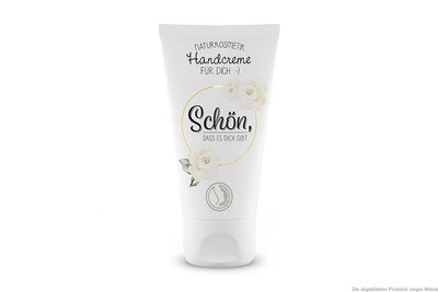 Handcreme &quot;Schön, dass es Dich gibt&quot; Flowers