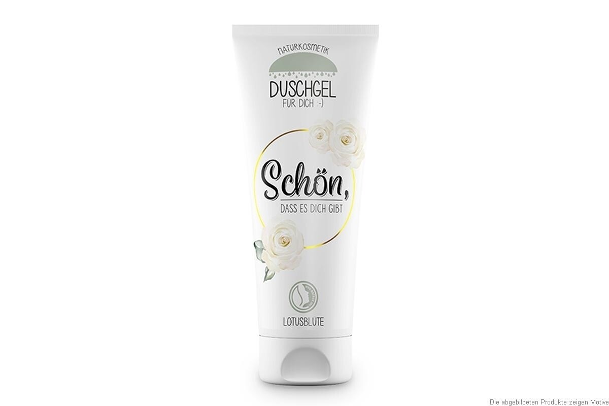 Duschgel &quot;Schön, dass es Dich gibt&quot; Flowers