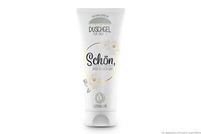 Duschgel &quot;Schön, dass es Dich gibt&quot; Flowers