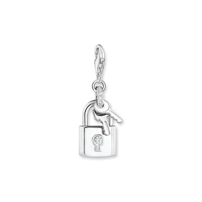 Thomas Sabo Charm &quot;Schloss mit Schlüsseln Silber&quot;