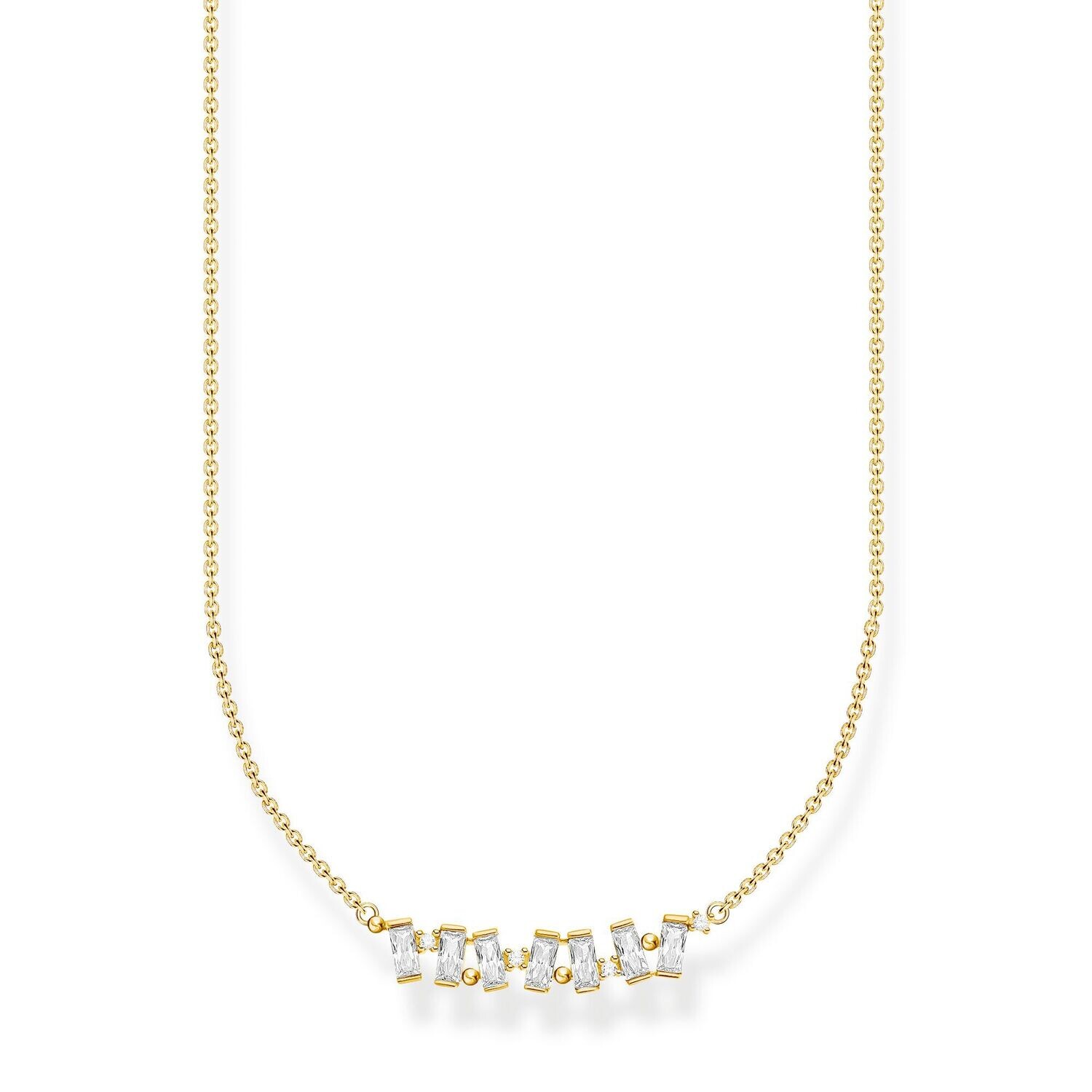 Thomas Sabo Kette &quot;weisse Steine Gold&quot;