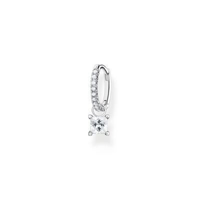 Thomas Sabo Einzelcreole &quot;Weisse Steine Silber&quot;