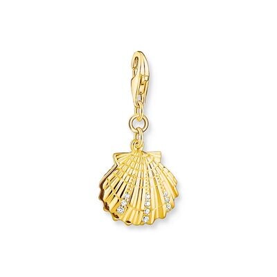 Thomas Sabo Charm &quot;Jacobsmuschel mit Perle Gold&quot;