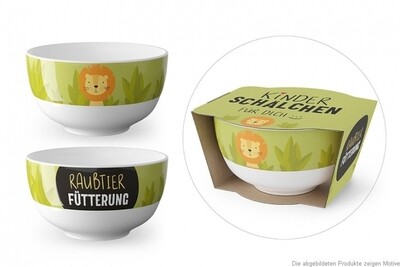 Kinder Schälchen &quot;Löwe - Raubtier Fütterung&quot;