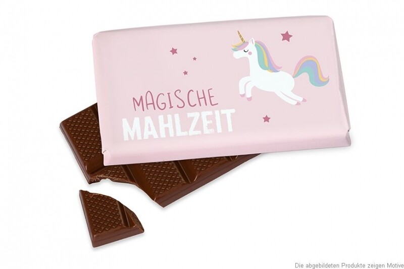 Kleine Schokolade &quot;Einhorn  - Magische Mahlzeit&quot;