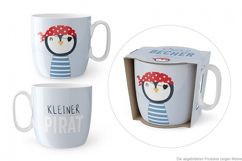 Kinder Becher &quot;Pinguin - Kleiner Pirat&quot;