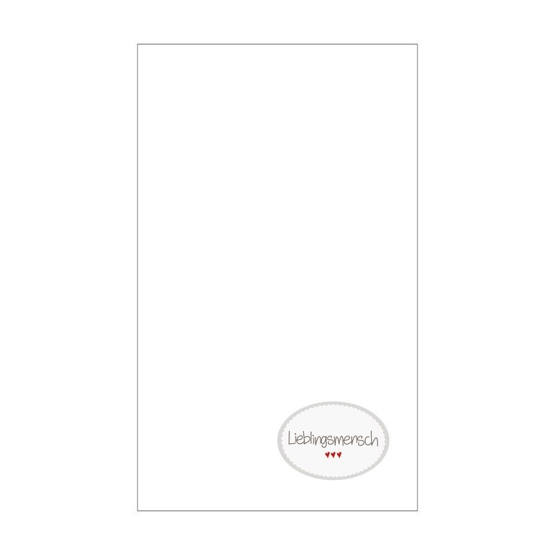 Gästehandtuch &quot;Lieblingsmensch&quot;