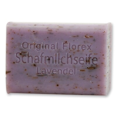 Schafmilchseife eckig 100g, Lavendel