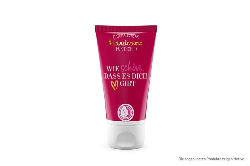 Handcreme &quot;Schön, dass es dich gibt&quot; Pink