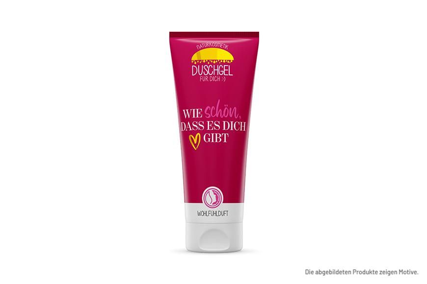 Duschgel &quot;Schön, dass es Dich gibt&quot; Pink