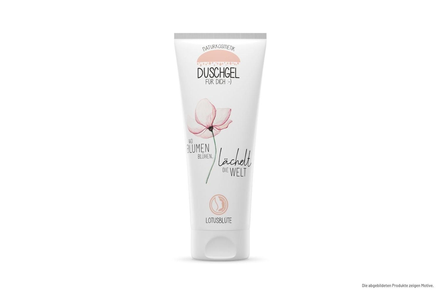 Duschgel &quot;Wo Blumen blühen. lächelt die Welt&quot;