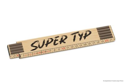 Zollstock &quot;Super Typ&quot;