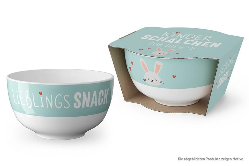 Kinder Schälchen &quot;Hase- Lieblings Snack&quot;