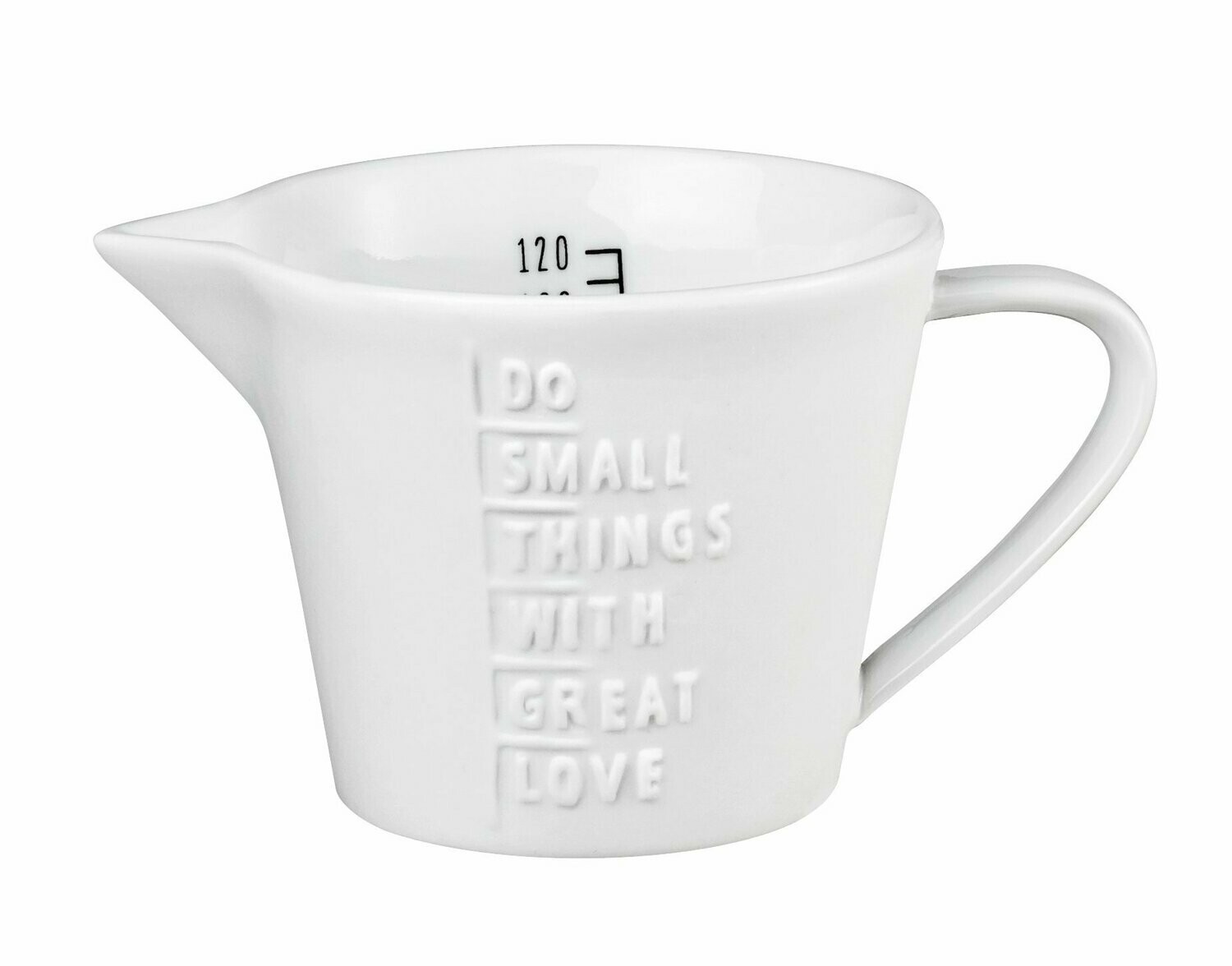 Räder Poesie Messbecher klein "do small things with great love"