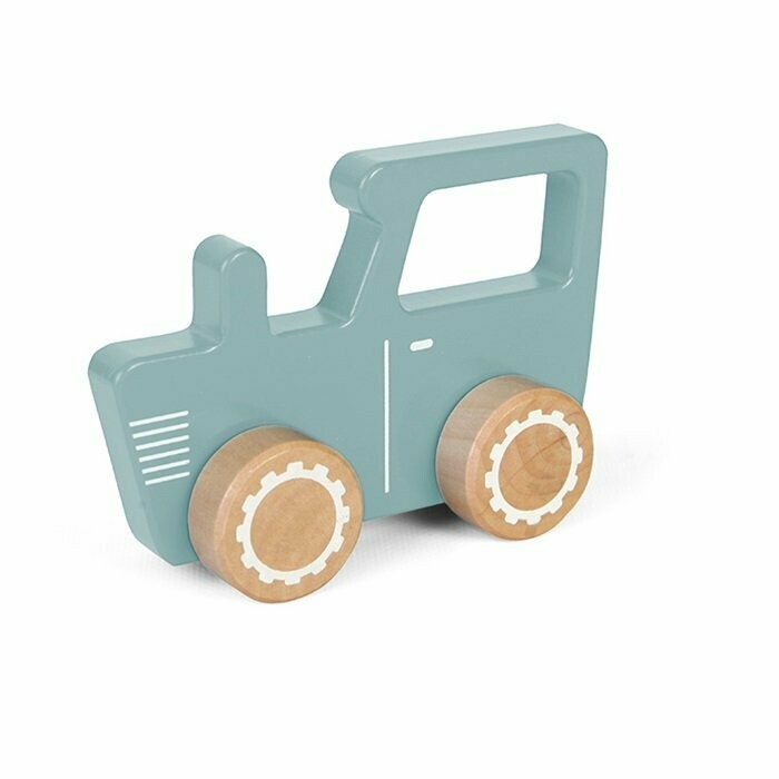 Little Dutch Fahrzeug Holz Traktor blau