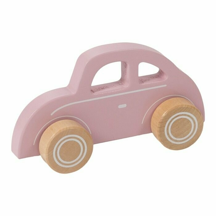 Little Dutch Fahrzeug Holz Auto rosa
