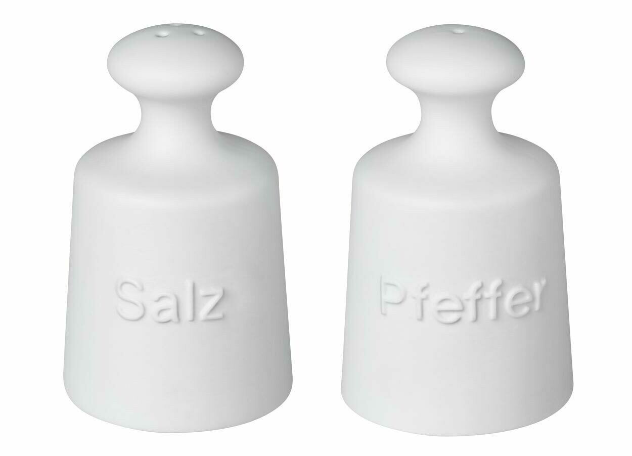 Räder PET Tischgewichte Set Salz und Pfeffer