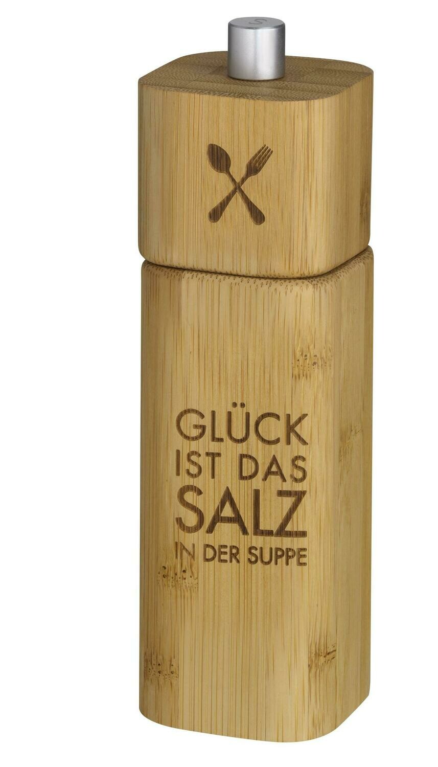 Räder Mühle für Salz Glück ist das Salz in der Suppe