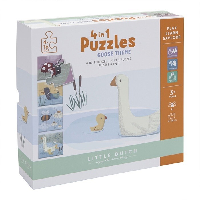Little Dutch 4 in 1 Puzzles