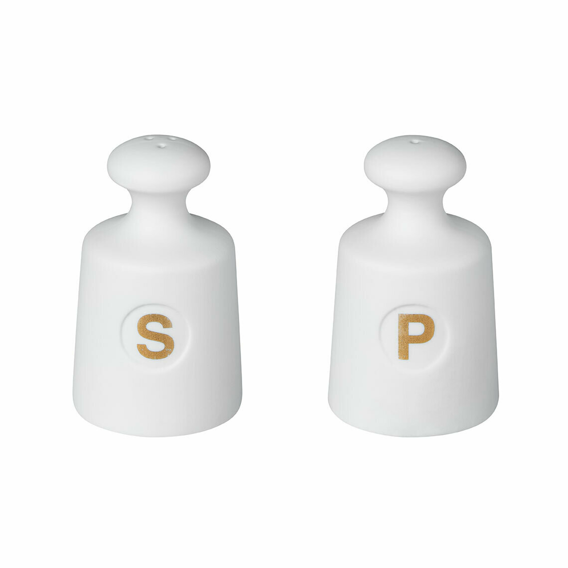 Räder Salz &Pfeffer Set Tischgewichte gold