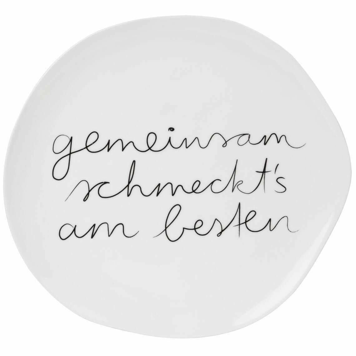 Räder Dining Teller Gemeinsam schmeckt`s am besten