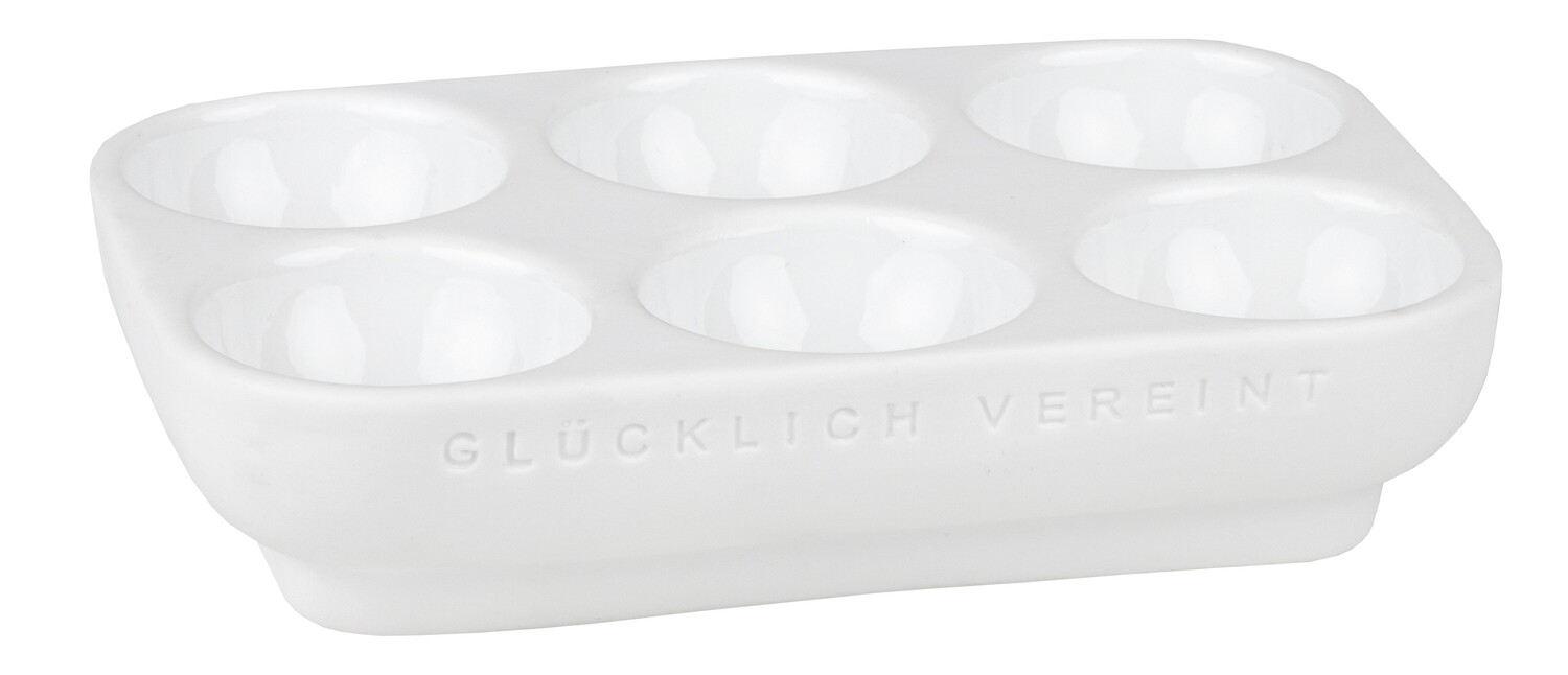 Räder Dining Eiertablett "Glücklich vereint"