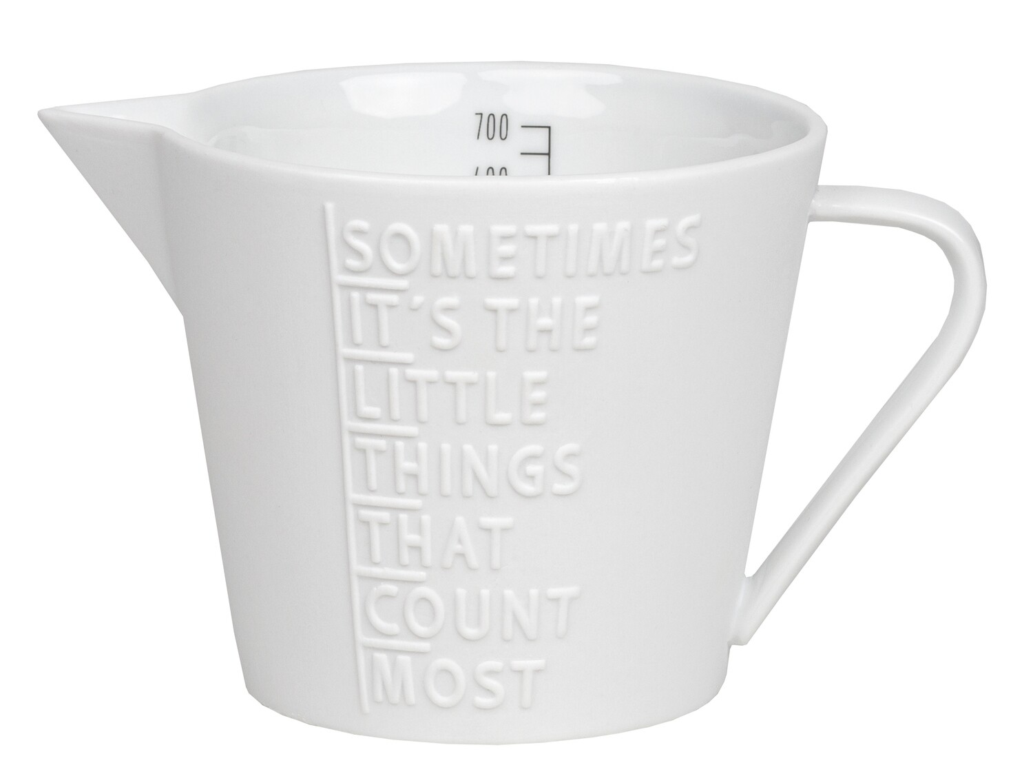 Räder Dining Messbecher "Sometimes it`s the little things that count most"