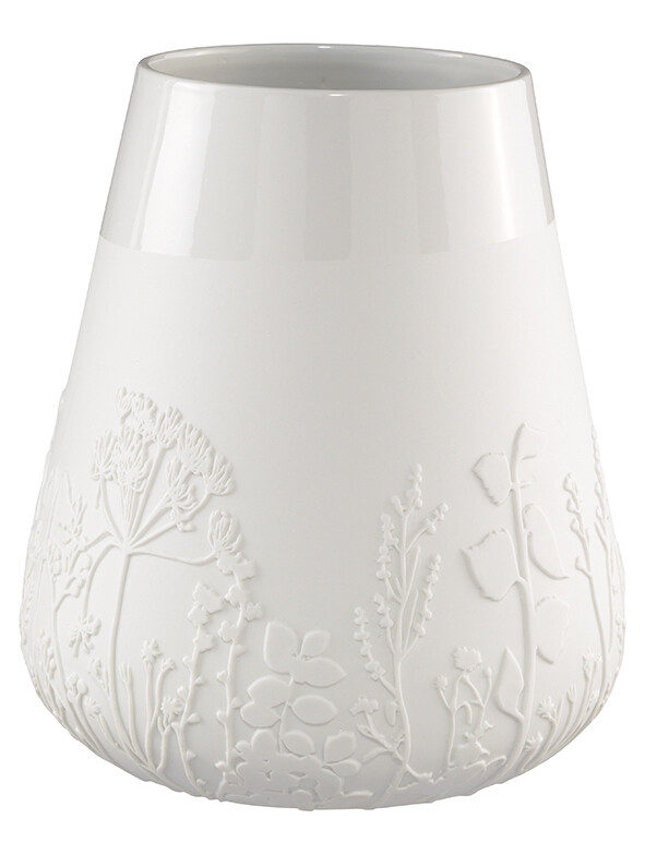 Räder Zuhause Poesie Vase Blumen