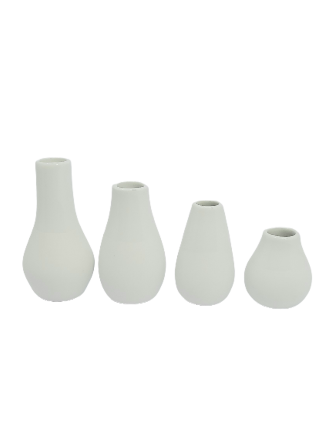 Räder Zuhause Mini Vasen 4er Set weiß